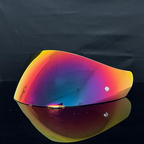 HJ-17 Helmet Visor Replacement,UV Protective Helmet Face Shield Compatible with CL-MAX II,IS-MAX BT,SY-MAX III,IS-MAX II,CL-MAX 3,C90,C91,C91N(Revo Rose Red-Day Use Only) - color: Revo Rose Red-day Use Only