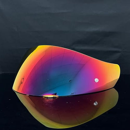 HJ-17 Helmet Visor Replacement,UV Protective Helmet Face Shield Compatible with CL-MAX II,IS-MAX BT,SY-MAX III,IS-MAX II,CL-MAX 3,C90,C91,C91N(Revo Rose Red-Day Use Only) - color: Revo Rose Red-day Use Only