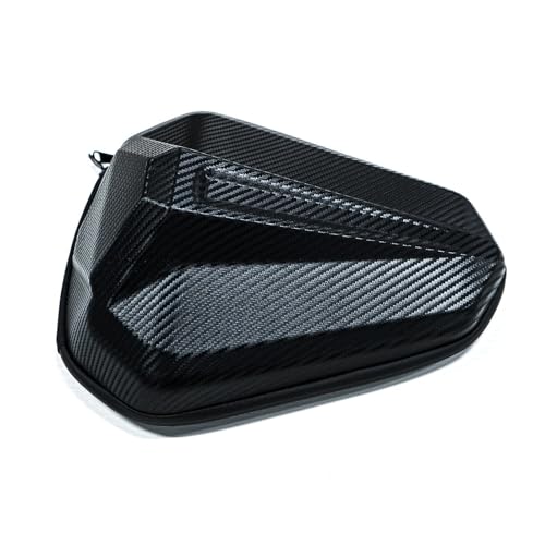 NIGHT CAT Tail Bag Multifunctional Waterproof Saddle Bag Motorcycle Rear Seat Universal Storage - color: Black