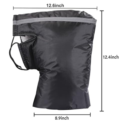 Ibluelover Motorcycle Handlebar Gloves Muff for Cold Weather Waterproof Riding Mittens Windproof E-Bike Handguards Hand Protectors Covers Winter Warm Cotton Handle Cover Gloves…