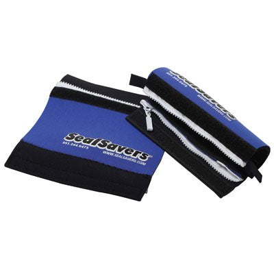 Seal Savers Zip-On Fork Covers 44-50mm Fork Tube, Short Blue for Yamaha YZ450FX 2016-2018