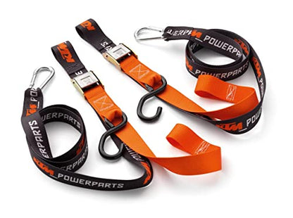 KTM Soft Tie Down Set with Clips (Carabiner Hooks) - U6910047 - size: Clips