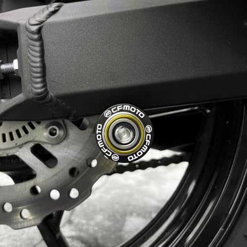 Compatible with CFMOTO Ibex450 Ibex800 300SS 450SS 450NK 450CLC 675SS 675NK 750SS 800NK Motorcycle CNC Swingarm Spools Sliders Stand Screw Paddock Bobbins (Gold) - color: Gold