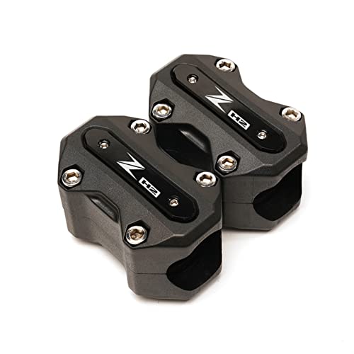 Motorcycle Engine Guard Bumper Protection Decorative Block Crash Bar for Kawasaki Z H2 ZH2 Zh2 2019 2020 2021 Anti-Fall Frame Sliders - color: Black