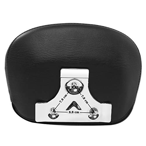 Detachable Sissy Bar Backrest Pad Fits For Harley 1997-2023 Touring Road King Tri Glide Street Glide Road Glide Electra Glide 2018-2023 Softail Slim FLSL Low Rider FXLR - color: Style F# 2