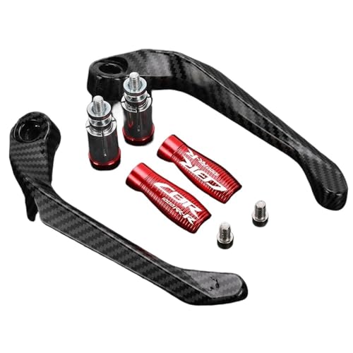 Motorcycle Handlebar Brake Clutch Levers Guard Protector for CBR1000RR-R SP 2020 2021-2024(RED) - color: Red