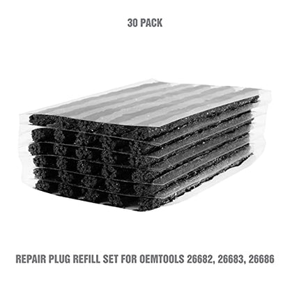 OEMTOOLS 26684 Tire Repair Plugs, 30 Pack - style: 30 Pack Tire Repair Plugs