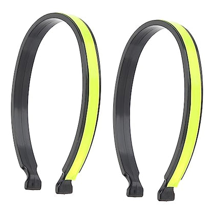 Happyyami Bike Reflector Clip Bike Trousers Clips Daily Use Riding Decor Night Riding Trousers Band Alarming Bike