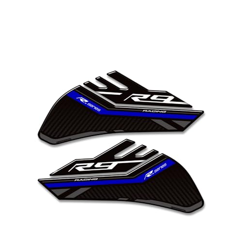 Motorcycle Compatible with for Yamaha YZF-R9 YZFR9 YZF R9 Tank Protector Gas Tank Side Protectors Grips Gas Fuel Kit Knee Waterproof 3D Stickers Decals Protection 2025 2026 (A-6) - color: A-6
