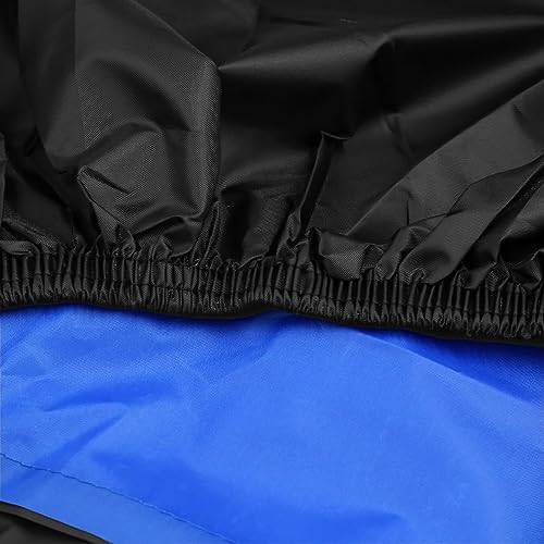 uxcell XL 190T Motorcycle Cover Blue&Black UV Water Resistant 96 Inches - color: Blue Black, size: X-Large