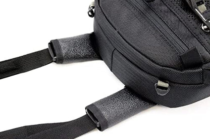 Chase Harper USA 450 Strap Mount Tank Bag - Water-Resistant, Tear-Resistant, Industrial Grade Ballistic Nylon with Anti-Scratch Rubberized Polymer Bottom, Adjustable Strap Mounting - style: 450 Tank Bag - Strap Mount