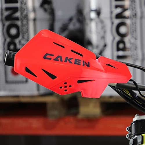 Universal 7/8" 22mm and 1 1/8" 28mm Handle Bar Hand Guards CNC Bracket for Dirt Bike Motocross ATV Scooter for CRF KLX KX LTR TRX SX SXF EXC XCW Grizzly hawk 250 Bicycles-Red - color: Red