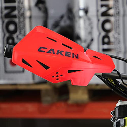 Universal 7/8" 22mm and 1 1/8" 28mm Handle Bar Hand Guards CNC Bracket for Dirt Bike Motocross ATV Scooter for CRF KLX KX LTR TRX SX SXF EXC XCW Grizzly hawk 250 Bicycles-Red - color: Red