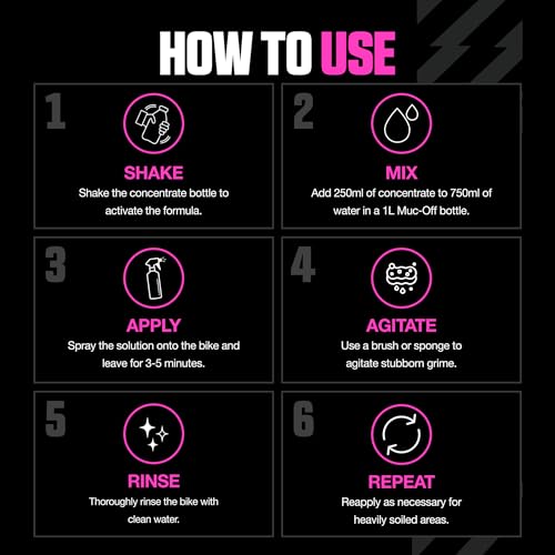 Muc-Off Bike Cleaner Concentrate | Powerful Nano Tech Bike Cleaner | Safe on Carbon Fibre, Biodegradable Formula for Bicycle and Motorcycle Cleaning - size: 33.8 Fl Oz (Pack of 1)