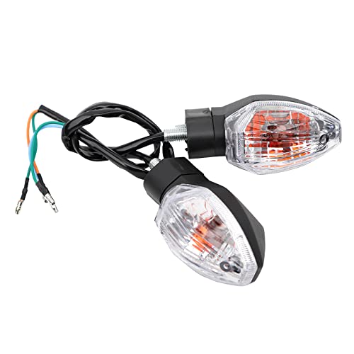 mokuo Motorcycle Front Turn Singal Assemblies Compatible with Honda Grom Msx 125 SF,12V 5W Halogen Lamp Light - color: Front