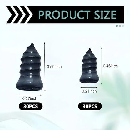 61PCS Tire Repair Rubber Nail, Vacuum Tire Repair Spiral Rubber Studs Kit, Self-Service Tire Screw Plugs Quick Repairs Tool with Screwdriver for Most Vehicle Tractor Tires Puncture Repairs - size: 60 PCS + Screwdriver