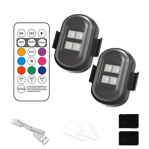 Motorcycle LED Safe Flashing Light Watertight ABS High for Day Night Anti Shock Bike Indication Light - color: D