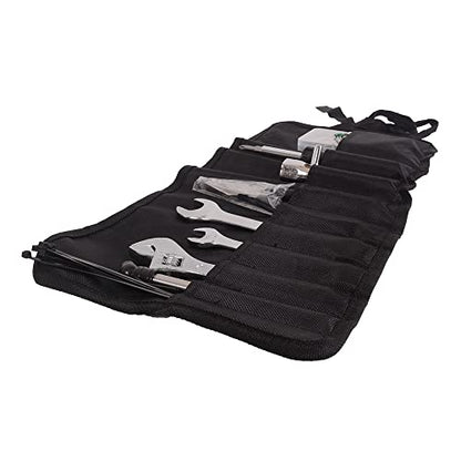 MOTO4U 12PC Universal Compact Repair Tool Kit for Metric Japanese Motorcycles UTV ATV Snowmobiles Snowbikes and Personal Watercraft