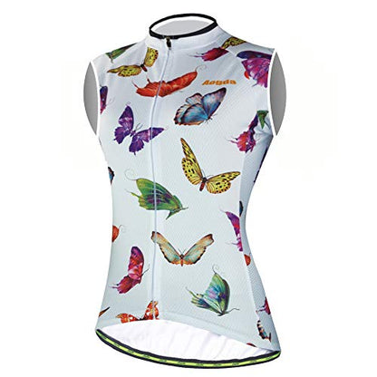 Sleeveless Cycling Jerseys Women Bike Tops Team Biking Shirts Bicycle Vests Clothing - color: 0009c, size: 3X-Large