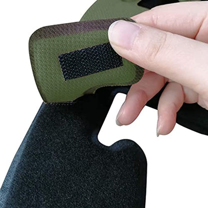 Tactical Helmet Pads - Universal Replacement Internal Memory Foam Pad Inserts for ACH, MICH, EXF Helmets - color: Green-1st
