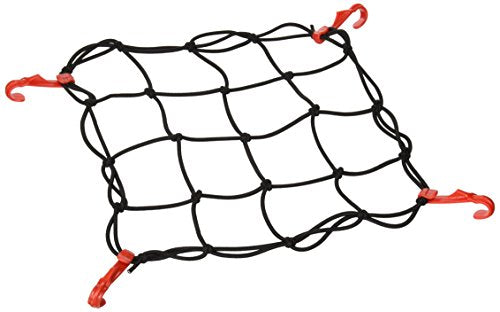Small Cargo Net by Delta Cycle - Expandable Bungee Net with Hooks Stretches to 22" x 22" - Bike Cargo Net Keeps Your Gear Tightly in Place for Bikes & Kayaks - style: Cargo Net