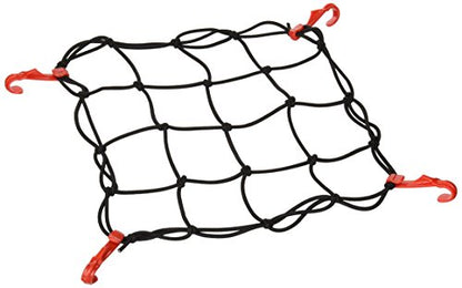 Small Cargo Net by Delta Cycle - Expandable Bungee Net with Hooks Stretches to 22" x 22" - Bike Cargo Net Keeps Your Gear Tightly in Place for Bikes & Kayaks - style: Cargo Net