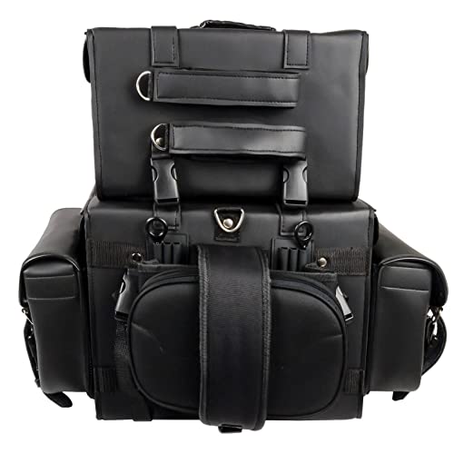Milwaukee Performance SH65001 Black Large Four Piece PVC Touring Pack with Barrel Bag