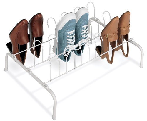 Whitmor Floor Shoe Rack-9 Pair - size: 9-Pair