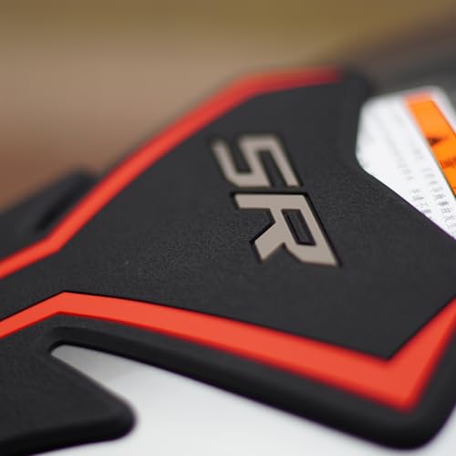 Motorcycle Tank Pad,Motorcycle Fuel Tank Protector,Gas Tank Decals Compatible With CFMOTO 450SR CF MOTO SR450 450 SR(Black red) - color: Black Red