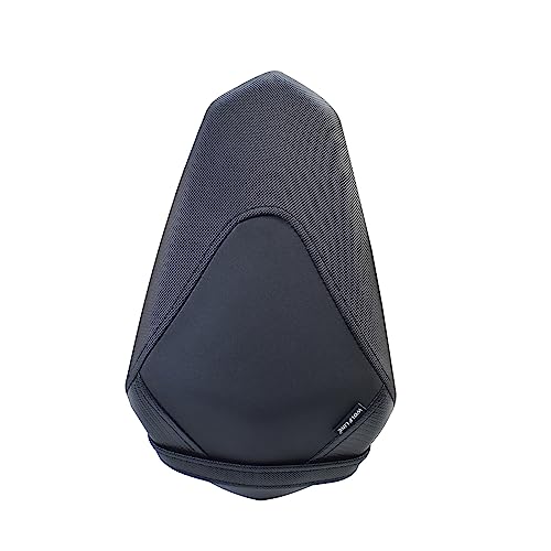 ShinKanSen Motorcycle Soft PU Leather Rear Pillion Seat Pad Set Seat Rear Passenger Seat Covers Replacement Compatible with Ka&wa&sa&ki Ninja 400 Z400 Z-400 Accessories 2018-2024 (Rear Seat-Black) - color: Rear Seat-Black