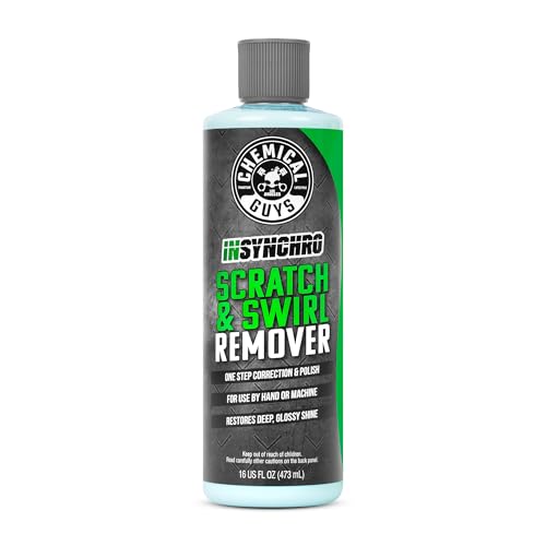 Chemical Guys Insynchro Scratch & Swirl Remover - One Step Compound & Polish for Paint Correction - Removes Fine Scratches, Swirls & Oxidation from Cars, Trucks, SUVs, Motorcycles & More, 16 oz - style: 16 Fl Oz