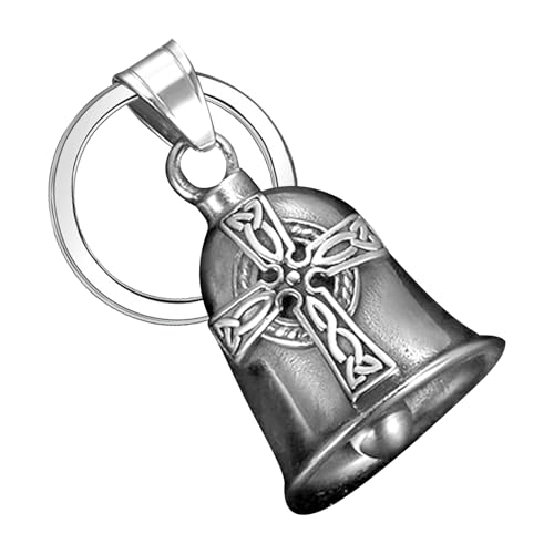 Protective Metal Accessory - Motorcycle Bell, Unique Legend Biker Riding Bell Hanger | Keychain Motorcycle Bells with - color: Keychain