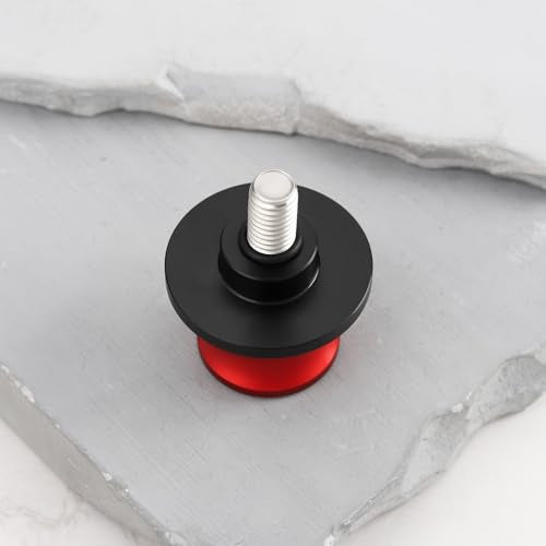 SING F LTD Motorcycle M8 Rear Swingarm Spools Sliders Swing Arm Stand Screw Compatible with Kawasaki Z900 / RS 2017-2025, Red - color: Red
