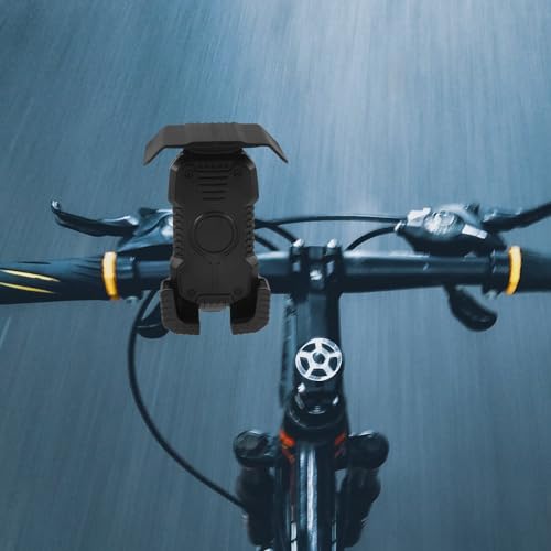 Cabilock 2pcs Motorcycle Handlebar Phone Mounts Anti-Shake Vibration Dampener Bike Cell Phone Holders for Electric Scooter and Bicycle Navigation Use