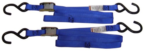 Ancra 40888-34-03 Blue Original Premium Cam Buckle Tie Down, 6 Pack - size: 6 Pack