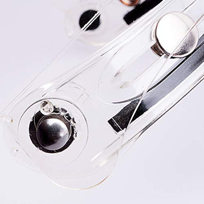 Universal 3-Snap Flip Up Visor Shield Lens for Retro Open Face Motorcycle Helmet (Clear) - color: Clear