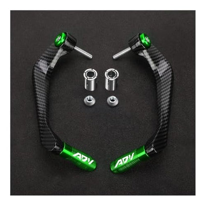 Brake Clutch Lever Guards for ADV150 ADV160 ADV350 ADV 160 150 350 Motorcycle 7/8" 22MM Handlebar Handguard Brake Clutch Levers Hand Guard Protector - color: Green With L