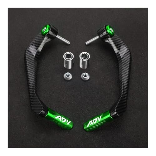Brake Clutch Lever Guards for ADV150 ADV160 ADV350 ADV 160 150 350 Motorcycle 7/8" 22MM Handlebar Handguard Brake Clutch Levers Hand Guard Protector - color: Green With L