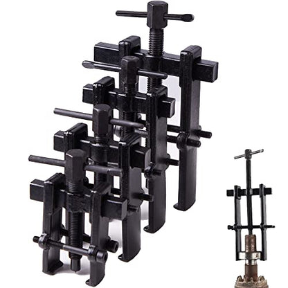 4 Bearing Puller 2'' 3'' 4'' 6'' with 2 Jaws Bearing Puller Tool Adjustable, Chrome Vanadium Steel Bearing Gear Puller Kit Hand Remover Tool Pump Pulley Remover for Wheel, Motorcycle, Bearings, Gears - size: 2-Jaw Bearing Puller 2'' 3'' 4'' 6''