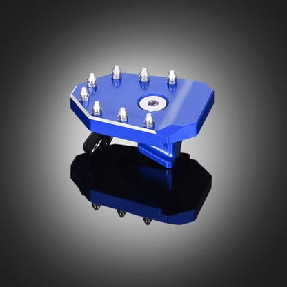 KLR650 Brake Pedal Blue Rear Foot Extension Pedals Motorcycle Rear Pedals Footbrake Lever Pedal Enlarge Extension Pad Aluminum Alloy Compatible With KLR650 2008-2025 - color: Blue