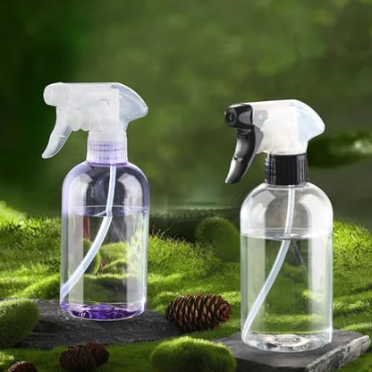 Spray Bottles BPA free Plastic Spray Bottle 10oz/300ml Adjustable Sprayer Empty Refillable Container Mist Stream for Watering Plants, Pet Training, Kitchen Cleaning - color: Dual-color