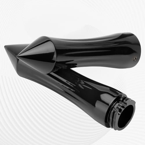 Motorcycle Hand Grips 1 Inch 25MM Handlebar Grip Throttle Non-Slip Universal Compatible with Harley Davidson Dyna Sportster 883 Road King Electra Glide Street Glide - color: Black-B