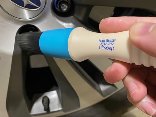 Parts Brush™ AU101 Atlasta Ultra Soft Bristle Brush for Cleaning Auto Engine Parts, Small Motors, Car Exteriors and Interiors, Boats, Household Grime, and More