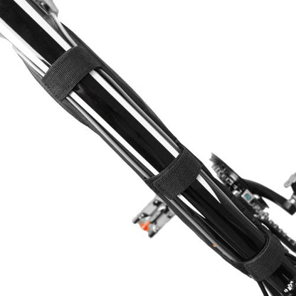 Ibera Bike Frame Bag - Slim Pouch Zipper Compartment & Velcro Mount - Water-Resistant, Fits Most Bikes - Holding Tools Snacks