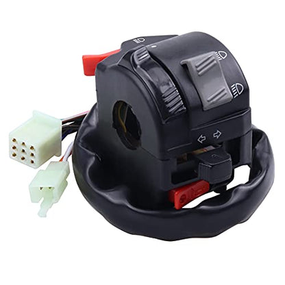7/8" 22mm Motorcycle Switch Handle Switch Horn Button Turn Signal Electric Fog Lamp Light Start Handlebar Controller for Yamaha RXKNEW 125