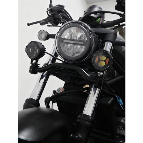 Motorcycle Light Bracket Bar Driving Spot Fog Lamp Turn Signal Fit for Honda Rebel 1100 CMX 500 CM 300 CMX1100 CMX500 CMX300 22mm Bar