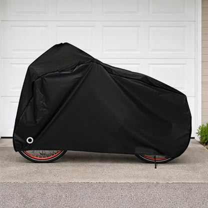 Waterproof Motorcycle Cover with Lock Hole, All-Weather Dustproof & UV Protection for Motorcycles & Electric Scooters