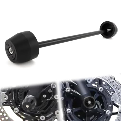 Xitomer Front Axle Sliders Fit for Z650 Ninja 650 2017-2024, Z650RS 2021-2025, Motorcycle Front Fork Wheel Frame Sliders Crash Protector (Front) - style: Front