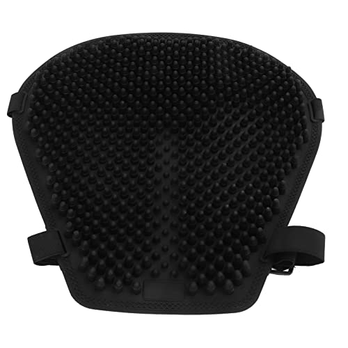 Motorcycle Gel Seat Cushion Shock Absorption Cooling Universal Black Seat Cover