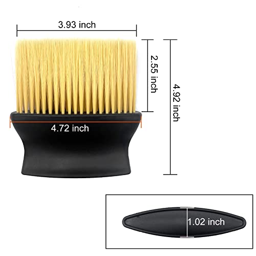 Ajxn Auto Interior Dust Brush, Car Cleaning Brushes Duster, Soft Bristles Detailing Brush Dusting Tool for Automotive Dashboard, Air Conditioner Vents, Leather, Computer,Scratch Free (Yellow)